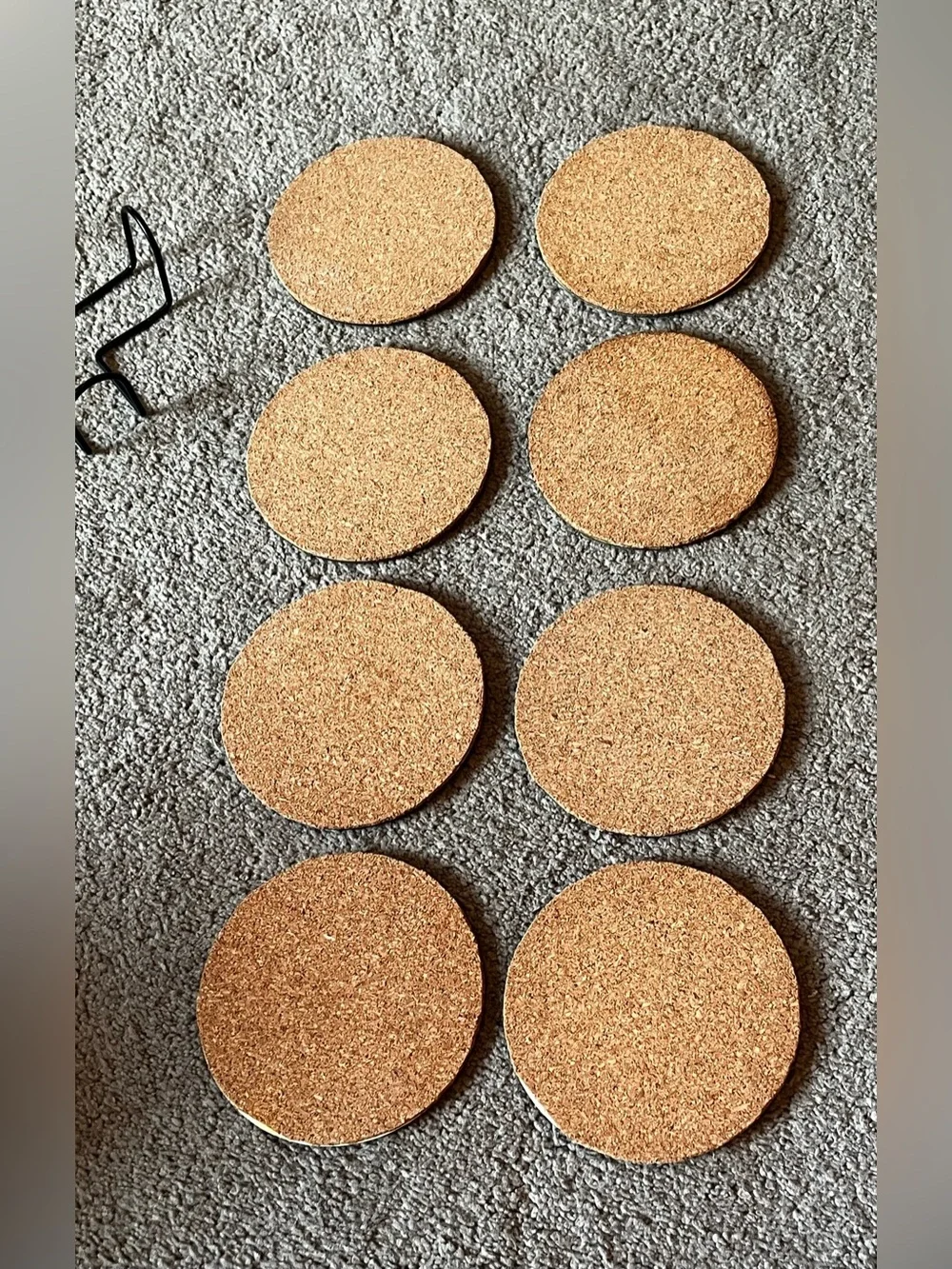 Lot of 8 Diamond Painting Sunflower Coasters w/ Rack